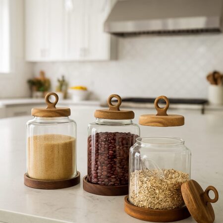 AKASYA VAKUMLU KAPAK KAVANOZ TAKIMI