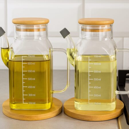 DAMLATMAZ 2Lİ CAM YAĞLIK SETİ