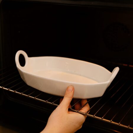 KULPLU PORSELEN DERİN FIRIN KABI