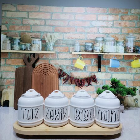 BAMBU STANDLI 4LÜ BAHARATLIK SET