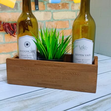 HOME AHŞAP KUTULU YAĞLIK SETİ