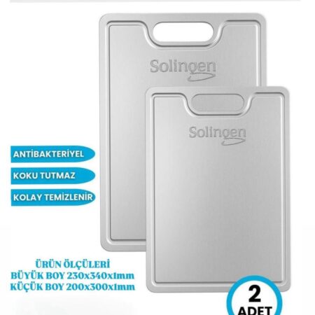 SOLİNGEN PASLANMAZ ÇELİK 2Lİ KESİM PANOSU