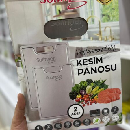 SOLİNGEN PASLANMAZ ÇELİK 2Lİ KESİM PANOSU — ikinci görsel