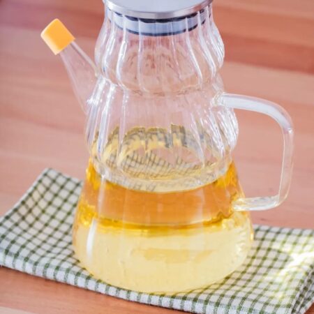 METAL KAPAKLI CAM YAĞLIK 1000 ML