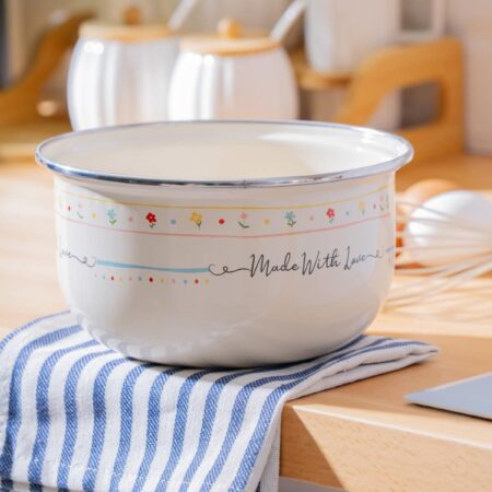 MADE WİTH LOVE EMAYE KARIŞTIRMA KABI - 18 CM
