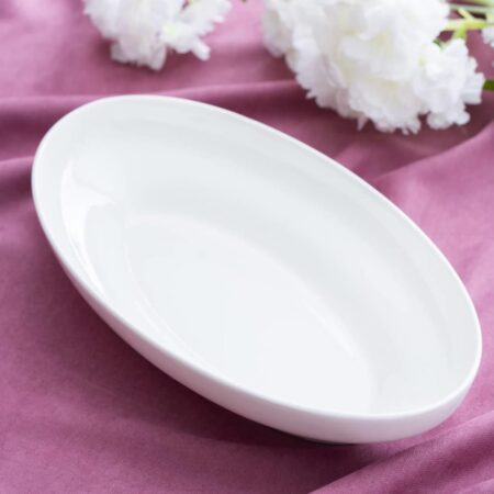 ARİA OVAL DERİN KAYIK KASE - 32 CM