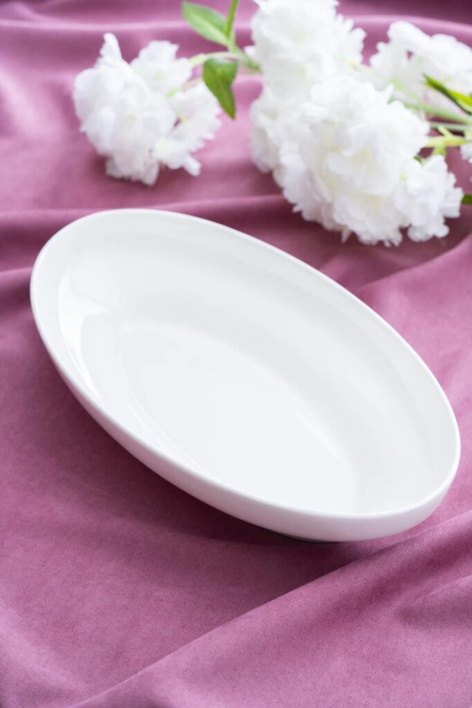 ARİA OVAL DERİN KAYIK KASE - 32 CM
