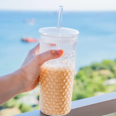 PİPETLİ CAM BARDAK - 500 ML — ikinci görsel