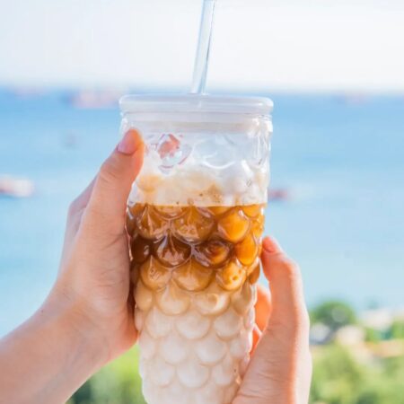 PİPETLİ CAM BARDAK - 500 ML — ikinci görsel