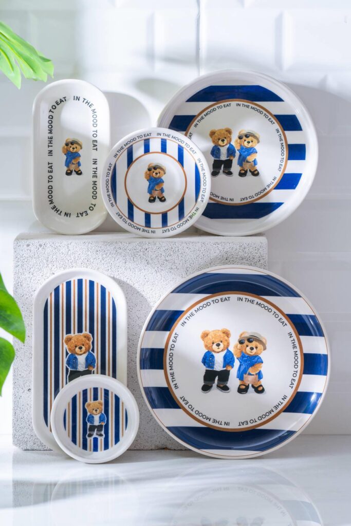 COOL BEAR 6 KİŞİLİK 21 PARÇA KAHVALTI TAKIMI