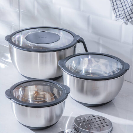 PRO KARIŞTIRMA VE SAKLAMA KABI SETİ - SİYAH