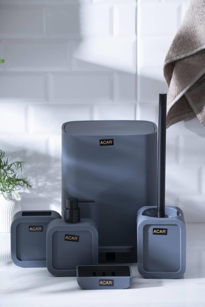 AKRİLİK 5 PARÇA BANYO SETİ