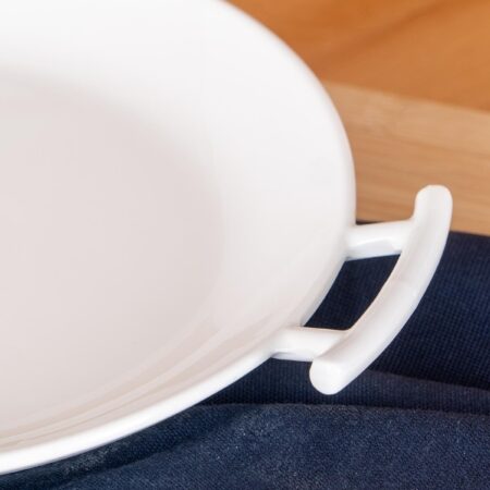 BİANCO PERLA YUVARLAK KULPLU SERVİS TABAK - 29 CM — ikinci görsel