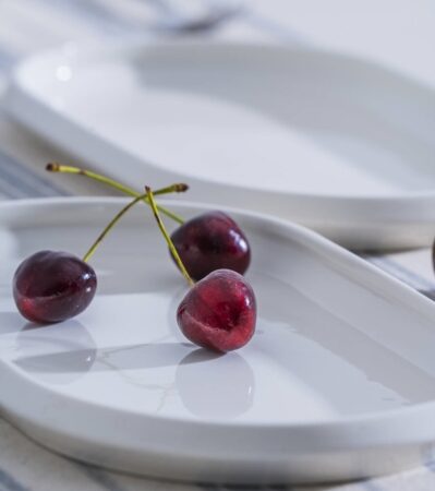 PORSELEN OVAL TABAK - 27 CM - ADET — ikinci görsel