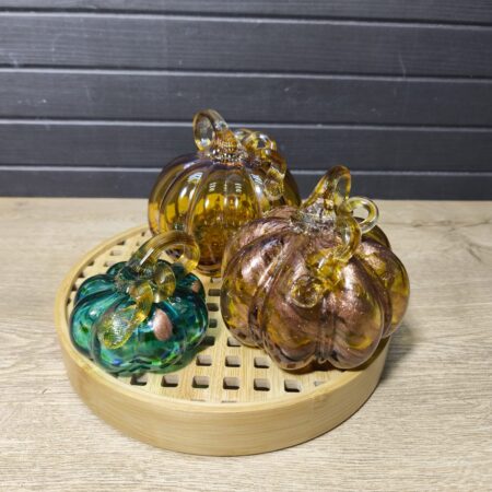 DEKORATİF CAM 3LÜ KABAK SETİ