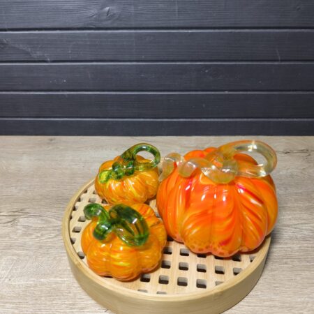 DEKORATİF CAM 3LÜ KABAK SETİ