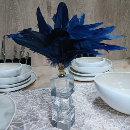 DEKOR KARTAL TÜY BÜYÜK BOY - LACİVERT