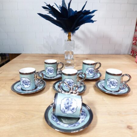 6 LI PORSELEN KAHVE FİNCAN SETİ