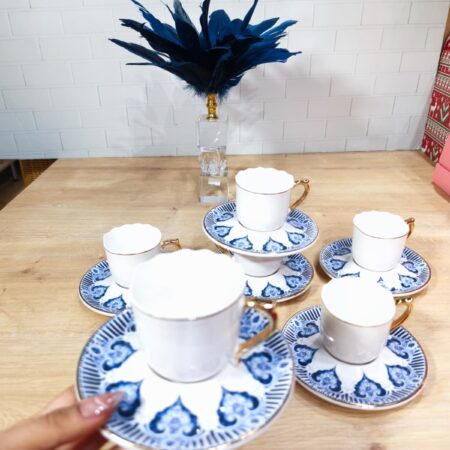 6 LI PORSELEN KAHVE FİNCAN SETİ