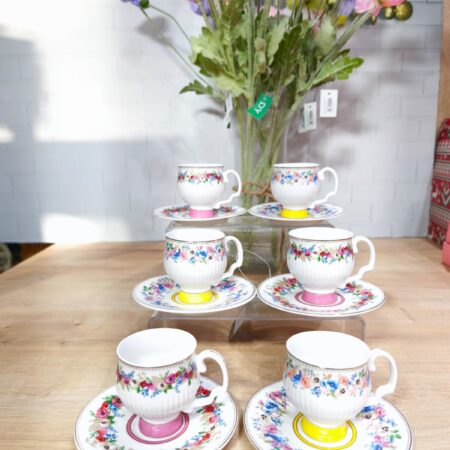 6 LI PORSELEN KAHVE FİNCAN SETİ