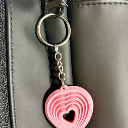 HAREKETLİ KALP ANAHTARLIK