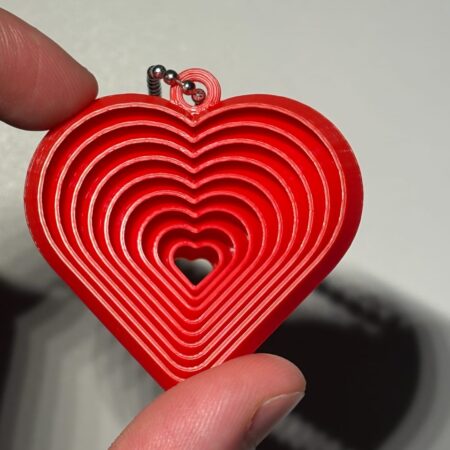 HAREKETLİ KALP ANAHTARLIK