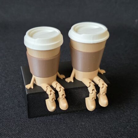 HAREKETLİ AYAK DEKORATİF KAHVE KUPA