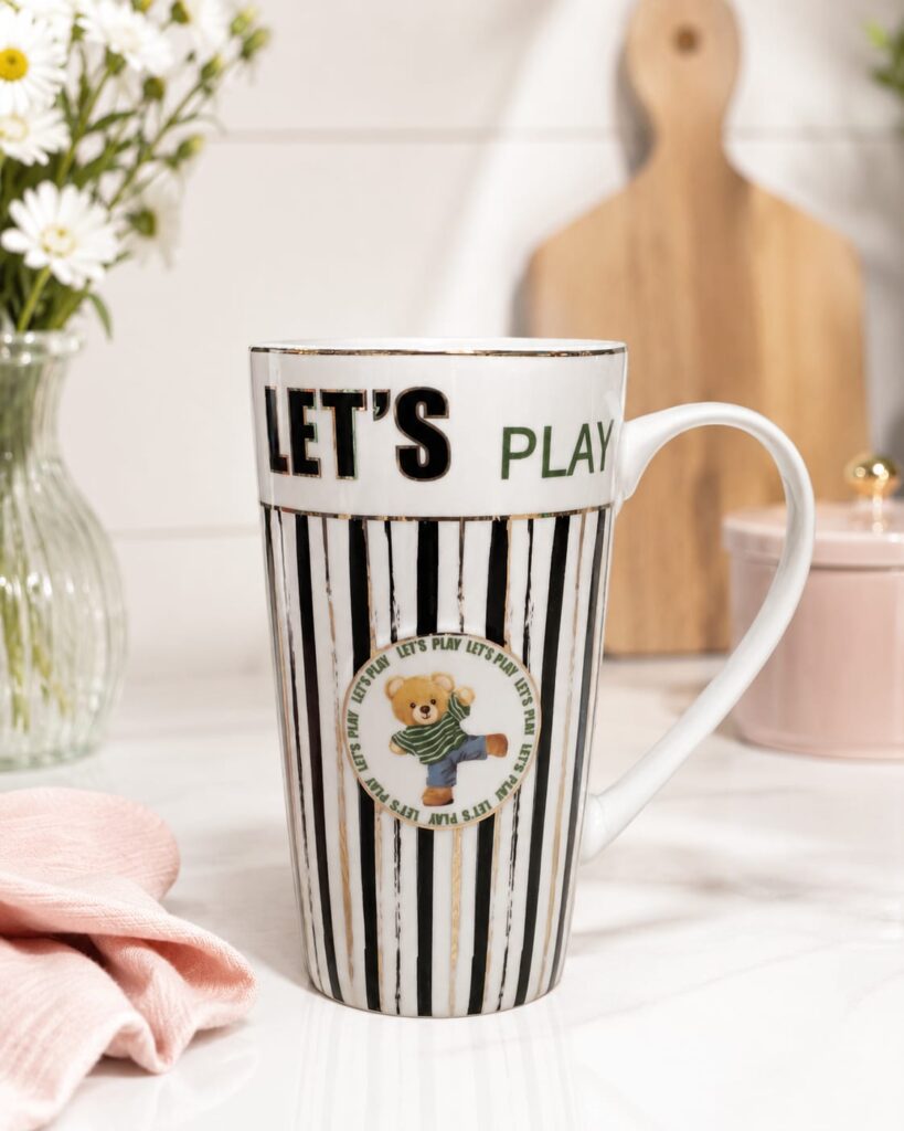 TEDY BEAR PORSELEN KUPA 500 ML