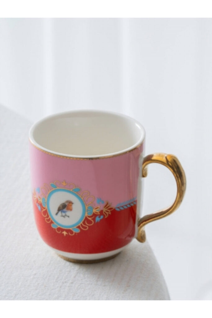 ARİES KUŞLU PORSELEN KUPA - 200 ML