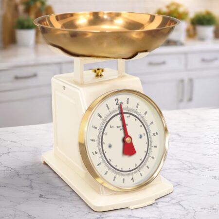 GOLD KASELİ KREM MUTFAK TERAZİ