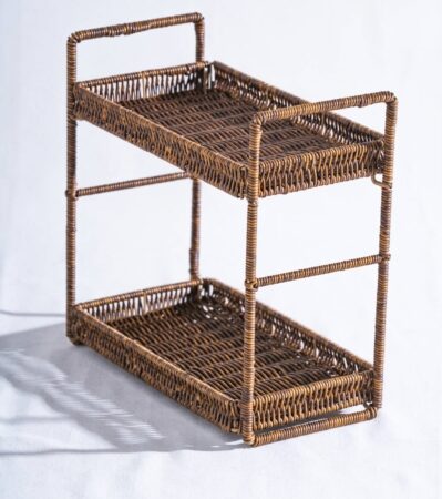 İKİ KATLI HASIR DİKDÖRTGEN RAF