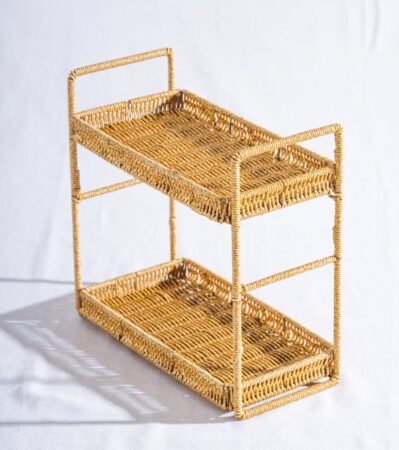 İKİ KATLI HASIR DİKDÖRTGEN RAF