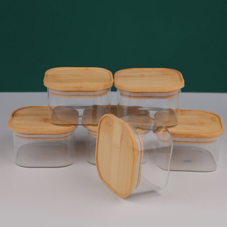 BAMBU VAKUMLU KAPAK CAM KAHVALTILIK - ADET