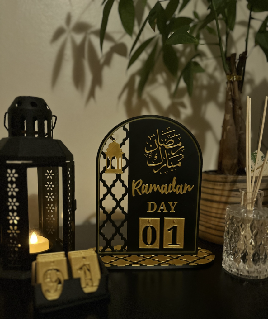 DEKORATİF RAMAZAN TAKVİMİ