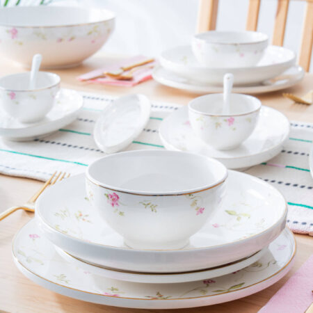 6 KIŞILIK 45 PARÇA YEMEK/KAHVALTI TAKIMI