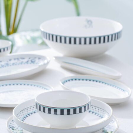 6 KIŞILIK 45 PARÇA YEMEK/KAHVALTI TAKIMI