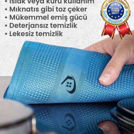 PELLA SIHIRLI BEZ MIKROFIBER TEMIZLIK BEZI 3'LÜ PAKET