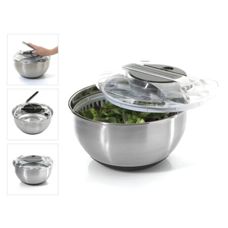 18/10 PASLANMAZ ÇELİK SALATA KURUTUCU VE KARIŞTIRMA KABI