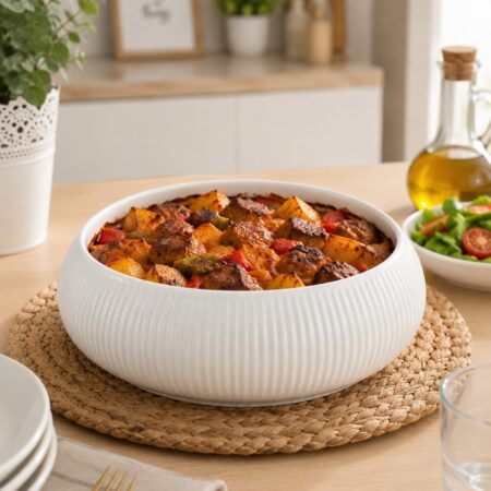 BIANCO PERLA PORSELEN YUVARLAK KASE - 17 CM — ikinci görsel