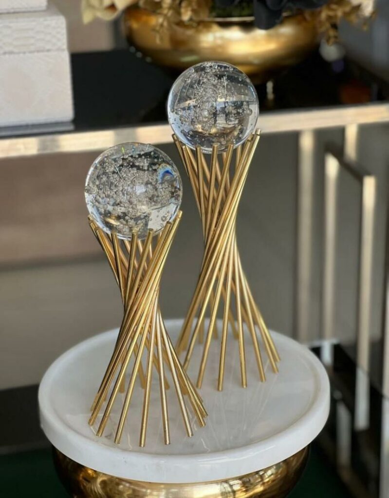 BURGU 2 Lİ TOP KÜRE - GOLD