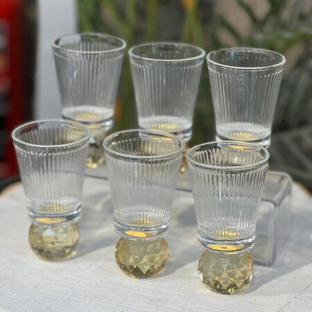 DESENLİ 6 LI KAHVE YANI BAL