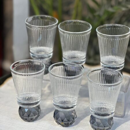 DESENLİ 6 LI KAHVE YANI FÜME