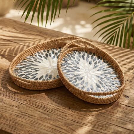 PALMA OVAL BAMBU SUNUM TEPSİ SETİ — ikinci görsel