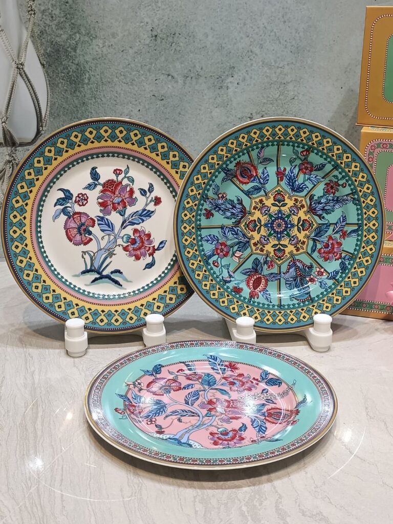 FLOWER OF PORSELEN DESENLİ 6LI PASTA TABAK