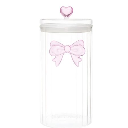 ŞEFFAF CAM FİYONK DETAYLI KAVANOZ 1400 ML – CONTALI KAPAKLI BÜYÜK BOY SAKLAMA KABI (19,5X11 CM) — ikinci görsel