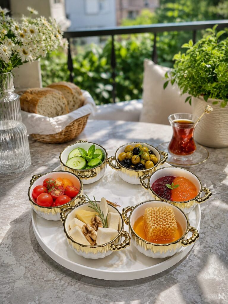 7 PARÇA PORSELEN DÖNER TABAK SUNUMLUK