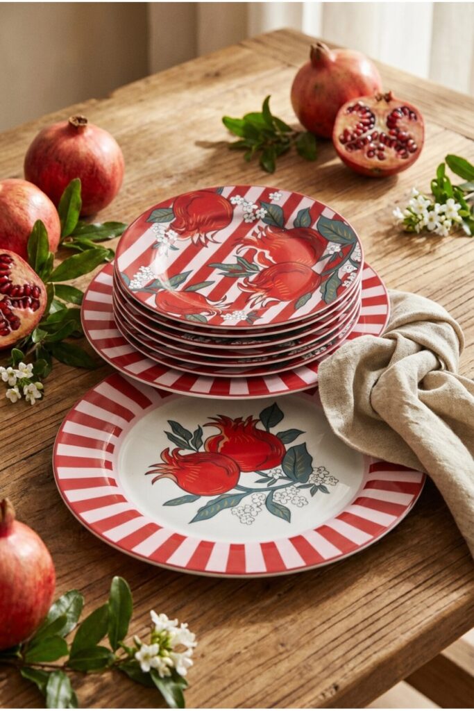 NAR TEMALI PORSELEN S/7 PASTA SET