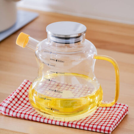 METAL KAPAKLI CAM YAĞDANLIK 1000 ML — ikinci görsel