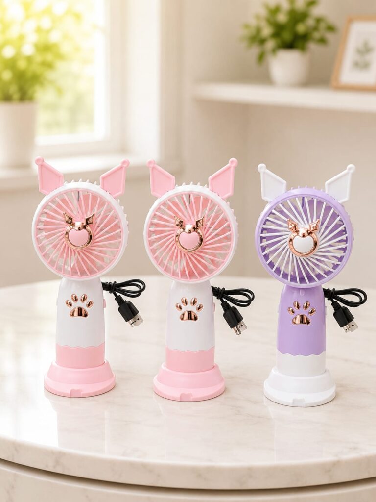 ŞARJLI MİNİ FAN – KUROMİ MODELİ