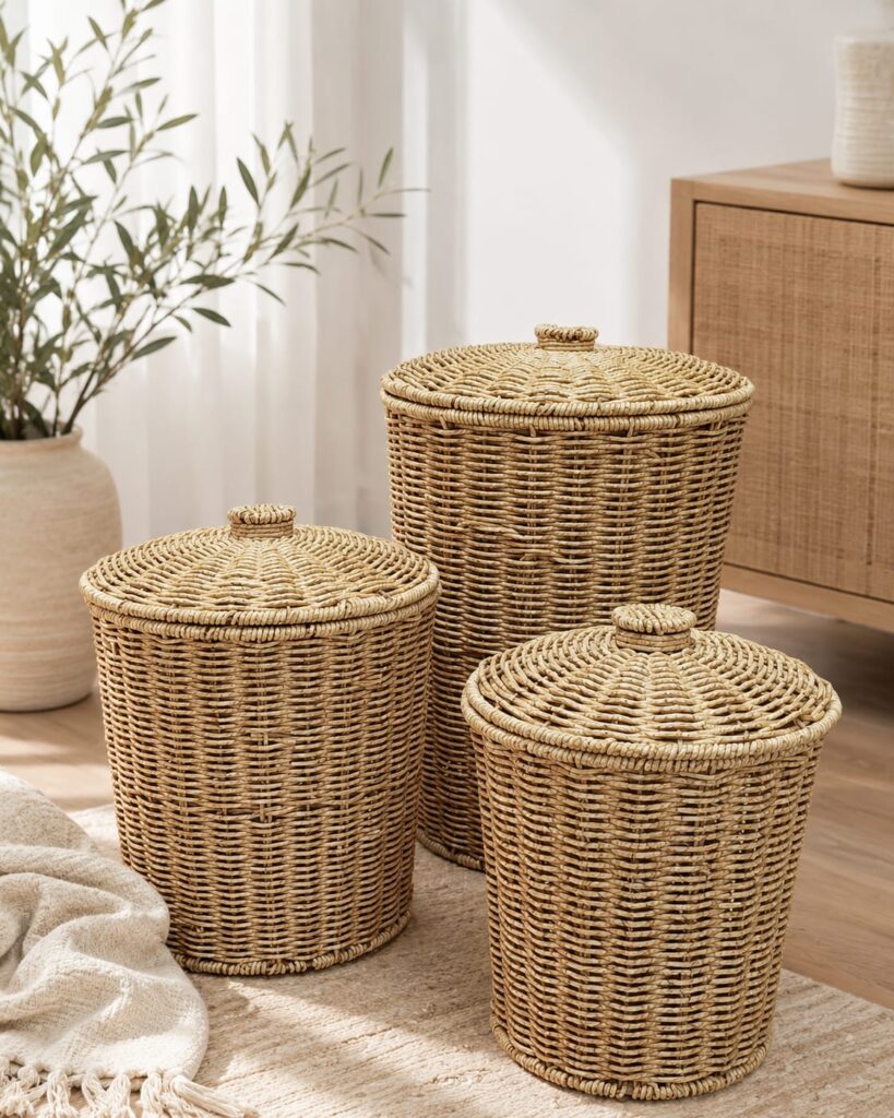 3LÜ RATTAN PATATES/SOĞANLIK SEPET